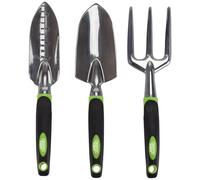 Draper 08992 Set Attrezzi Da Giardino Forcone Con Guanto Morbido 3 Pezzi