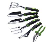 Draper 08996 - Set di attrezzi da giardino, 6 pezzi, colore: Nero e Verde
