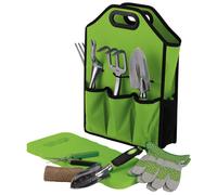 Draper 08998 - Set di attrezzi da giardino in alluminio con borsa portaoggetti (11 pezzi)