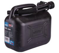 Draper 09053 Tanica Carburante In HDPE Plastic, 5L, Nera - 09053