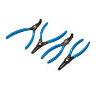 Draper 09063 - Set di pinze per anelli circolari interni ed esterni, 4 pezzi