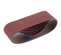Draper 09246 Panno Abrasivo Cintura, 75 x 533mm, Assortito Grana (Confezione 5)