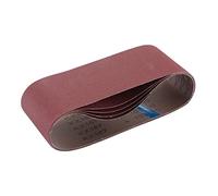 Draper 09257 - Nastro abrasivo, 100 x 610 mm, grana 180 (confezione da 5), rosso, taglia unica