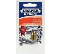 Draper 10470 - Punta per inserto in nitruro di titanio con scanalatura normale e attacco E, 1/4", 25 x 3,0 mm