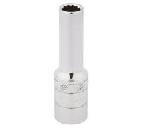 Draper 10mm Alta Torsione 12 Punto Presa Profonda 1.3cm Sq Dr Zigrinato Lucido