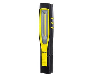 Draper 11767 10W COB LED lampada di ispezione ricaricabile, giallo