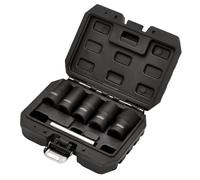 Draper 12411 - Set di chiavi a bussola per dadi ruota a impatto, 1/2" quadrato Dr. (6 pezzi)