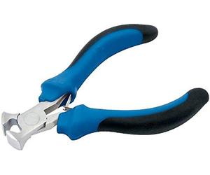 Draper 12535 Mini Pinza da taglio con impugnatura morbida, blu, 100 mm