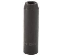 Draper 12Mm Deep Impact Socket 1/2" Dr 6 Point Hex Cromo Vanadio Acciaio 59873