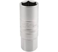 Draper 12mm Filo 6 Punto Cromo Satinato Scintilla Presa 1.3cmD 18mm 16782