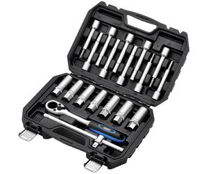 Draper 13604 Montante Ammortizzatore Kit Dado, 1.3cm Quadro Dr. (19 Pezzi)