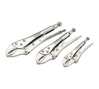 Draper 14040 3 Pezzi Curvo Mandibola Auto Impugnatura Pinze Set