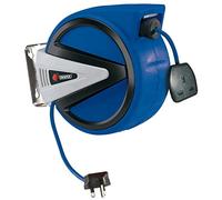Draper 15052 avvolgicavo elettrico a scomparsa, blu, 20 m