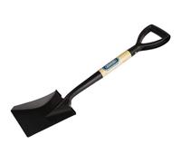 Draper, 15072, mini pala a punta arrotondata, con manico in legno, nero, 15073, 0V