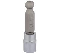 Draper 16294 3/8 di pollice quadrato esagonale estremità sferica bit bussola, 11 mm