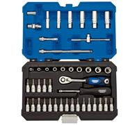 Draper 16446 Square Drive socket set, argento, 1/10,2 cm