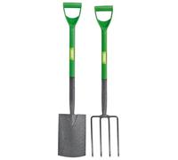 Draper 16566 - Easy Find Set rastrello e pala da giardino in acciaio carbonio