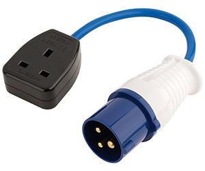 Draper 17573 cavo adattatore da 16 a 13 A, 230 V, multicolore