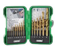 Draper 18549 (EBS15HSS) 15 Pezzi Titanio Nitruro Rivestito HSS Punta Trapano Set