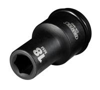 Draper 18Mm 3/4"D Deep Impact Socket 6 Point Metric Hi-TORQ 05050
