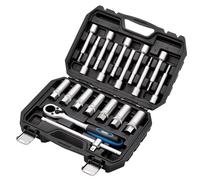 Draper 19 pezzi Ammortizzatore Ammortizzatore Dado Kit 1/2" Sq. Dr. - 13604 - Acciaio CRV