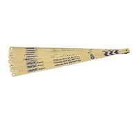 Draper 19347 - Set composto da 10 lame bimetalliche per seghetto ad arco, lunghezza 30 cm