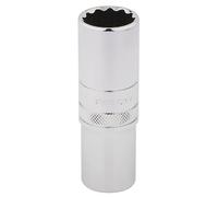 Draper 19mm Alta Torsione 12 Punto Presa Profonda 1.3cm Sq Dr Zigrinato Lucido