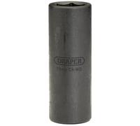 Draper 19mm Profondo Urto Presa 1.3cm Dr 6 Punto Esagonale Acciaio Cromo Vanadio