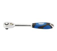Draper 1cm 60 Dente Micro Testa Reversibile Morbido Grip Cricchetto Quick Uscita