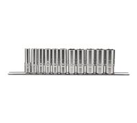 Draper 1cmD 11 Pezzi Imperial Presa Profonda Set Su Metallo Binario 5/16 15/16