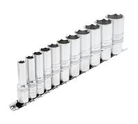 Draper 1cmD 11 Pezzi Imperial Presa Profonda Set Su Metallo Binario 5/16 15/16