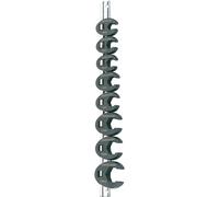 Draper 1cmD Metrico Crwo Foot Chiave Set su Un Metallo Binario 8pc 10 A 22mm