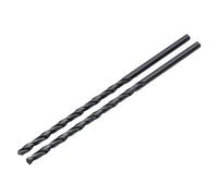 Draper Nero HSS Lungo Trapano Punta 4.0 x 119mm Confezione Di 2 Multi Materiale
