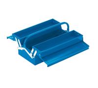 Draper 2 Vassoio Cantilever Cassetta Attrezzi 404mm Blu Foglio Acciaio Con 86673