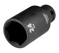 Draper 20182 Hi-Torq Metrico Impatto Profondo Presa, 1cm Quadro Dr 24mm