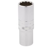 Draper 20mm Alta Torsione 12 Punto Presa Profonda 1.3cm Sq Dr Zigrinato Lucido