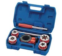 Draper 22496 Metrico Cricchetto Tubo Filettatura Kit (7 Pezzi)