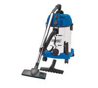 Draper 230V Asciutto e Bagnato Aspirapolvere Acciaio Inox Tank 30L 1300W 20529