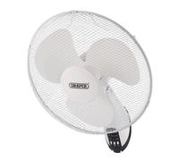 Draper 230V Oscillante da Parete Ventola Telecomando 40.6cm 400mm 3 Speed 70975