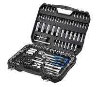 Draper 24231 HI-TORQ® Set di chiavi a bussola metriche e punte, 1/4", 3/8" e 1/2" quadrato Dr. (188 pezzi)