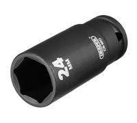 Draper 24Mm Deep Impact Socket 1/2" Dr 6 Point Hex Cromo Vanadio Acciaio 12746