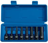 Draper 26439 - Set di Chiavi a Bussola, Bocca Esagonale, Attacco 1,2 cm, 8 Pezzi