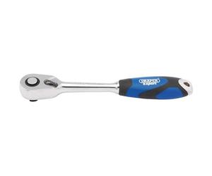 Draper 26503 - Cricchetti reversibili a 72 denti, impugnatura morbida, lunghezza 3/8"