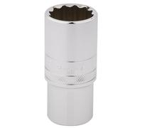 Draper 26mm Alta Torsione 12 Punto Presa Profonda 1.3cm Sq Dr Zigrinato Lucido