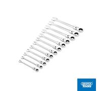 DRAPER 27733 HI-TORQ FLEX-HEAD SET CHIAVI A CRICCHETTO 12 PZ METRICHE - 90...