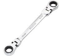 Draper 27756 Hi-Torq Testa Flessibile Doppio Anello Chiave a Cricchetto 16x17mm