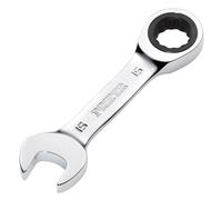 Draper 27909 HI-TORQ - Chiave combinata a cricchetto, 15 mm