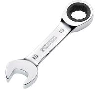 Draper 27909 Hi-Torq Metrico Stubby Chiave Combinata a Cricchetto 15mm