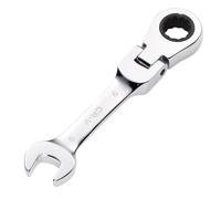Draper 27964 HI-TORQ - Chiave combinata a cricchetto con testa flessibile, 9 mm