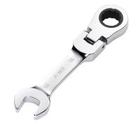 Draper 27965 HI-TORQ - Chiave combinata a cricchetto con testa flessibile, 10 mm
